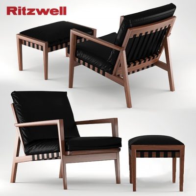 Ritzwell Blava Easy Armchair 3D Model