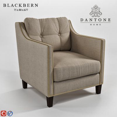 Dantone Blackbern Armchair 3D Model