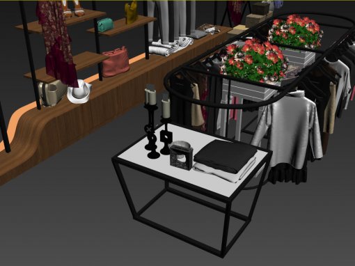 Shop Interior 3d model 3