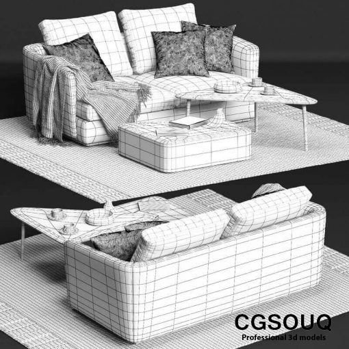 3D Molteni&C SLOANE Sofa 3