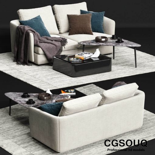 3D Molteni&C SLOANE Sofa