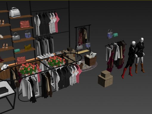 Shop Interior 3d model 5