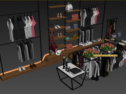 Shop Interior 3d model 6