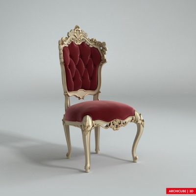 AC Fur Cha Cla 003 Chair 3D Model