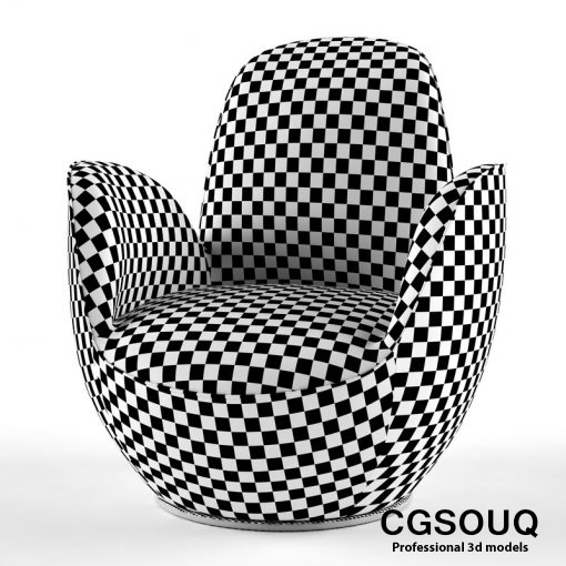 AIRCELL FAUTEUIL Armchair 3D model (11)
