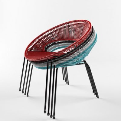 Acapulco Dining Chair 3D Model