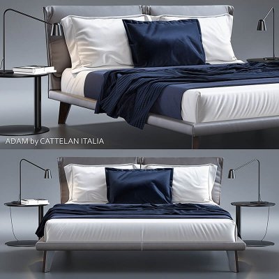 Adam by Cattelan Italia Bed 3d model