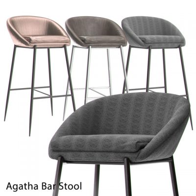 Agatha Bar Stool 3D Model