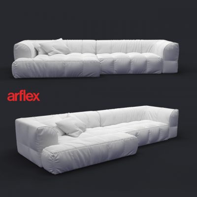 Arflex Strips Sofa 3D Model