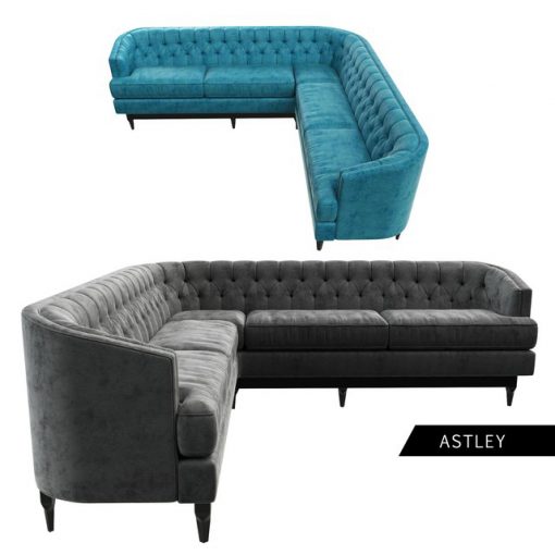 Astley Corner Lounge Sofa 3D Model
