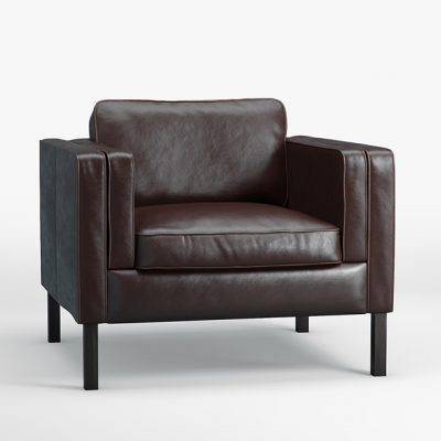 Austin Leather Armchair 3D Model