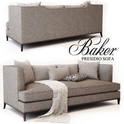 BAKER PRESIDIO SOFA No 6729S 3D model