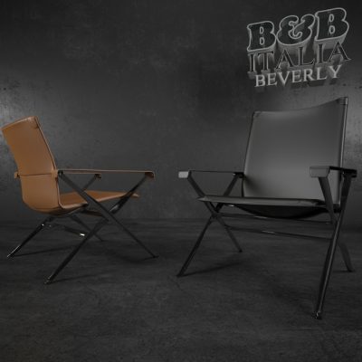B&B Italia Beverly Armchair 3D Model