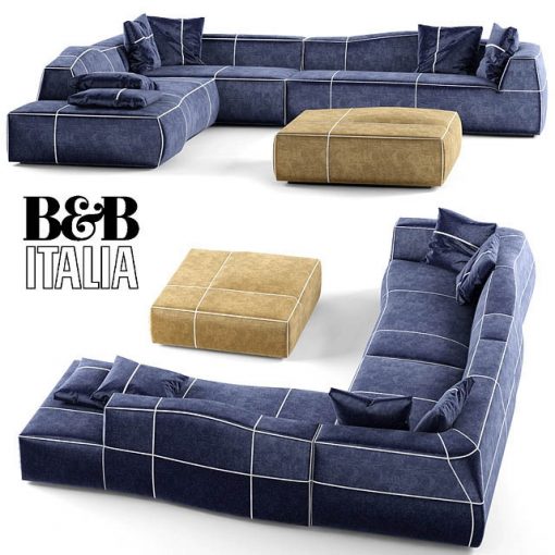 B&B Italia Bend Modular Sofa 3D Model