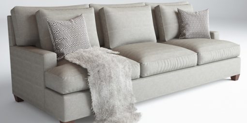 Barbara Barry Loose Back Sofa 3D Model 2