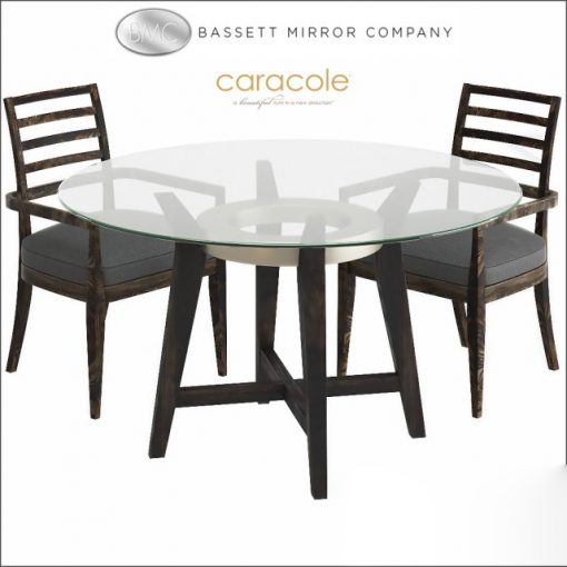 Bassett Mirror Thoroughly Modern Elston Dining Table & Chair 3D Model
