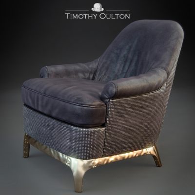 Timothy Oulton Bastille Armchair 3D Model