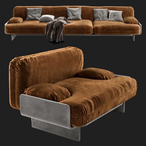 Baxter Bardot Sofa 3D Model