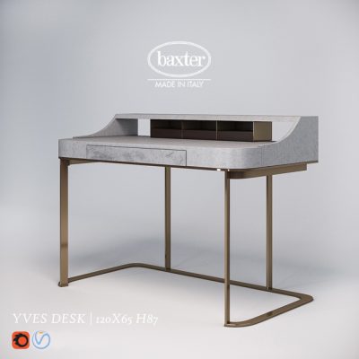 Baxter Yves Desk 3D Model