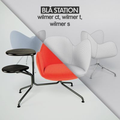 Bla Station Wilmer-CT, Wilmer T & Wilmer S Armchairs 3D Model
