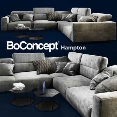 BoConcept Hampton Sofa 3D Model