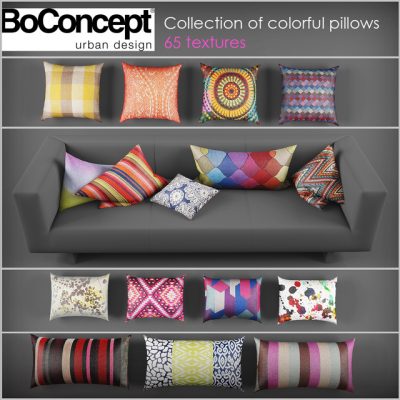 BoConcept Pillows Collection Set-01 3D Model