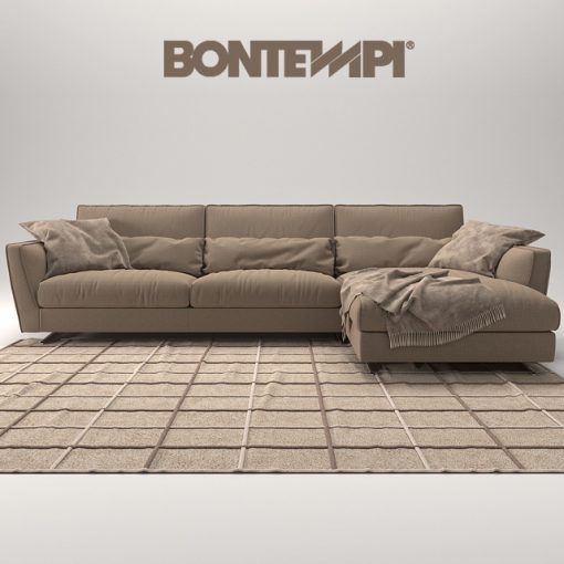 Bontempi Mizar L-Shaped Sofa 3D Model 2