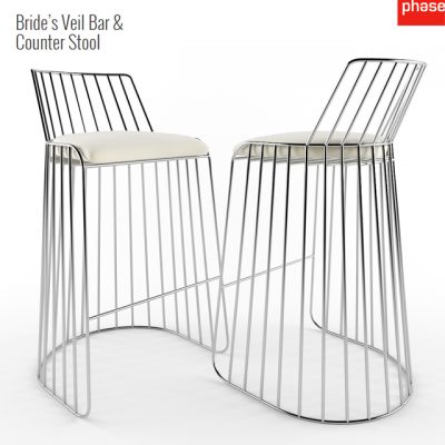 Bride’s Veil Bar & Counter Stool 3D Model