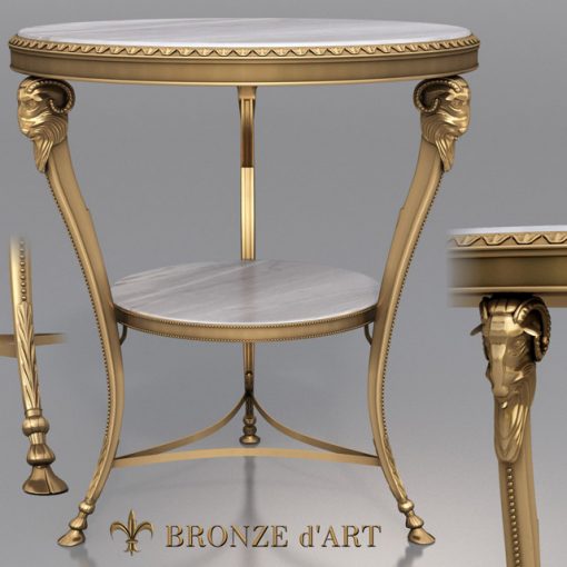 Bronze D'Art Belier-1116 Table 3D Model