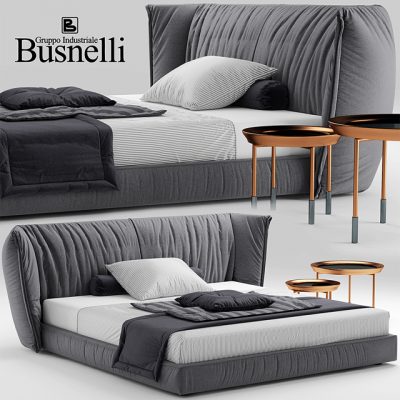 Busnelli Sedona Bed 3D Model