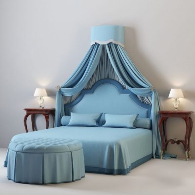 Canopy Bed 3D Model