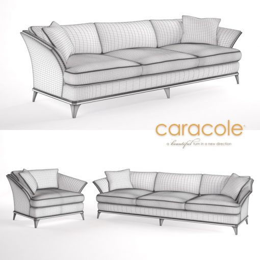 Caracole A-Simple-Life Sofa 3D Model 3