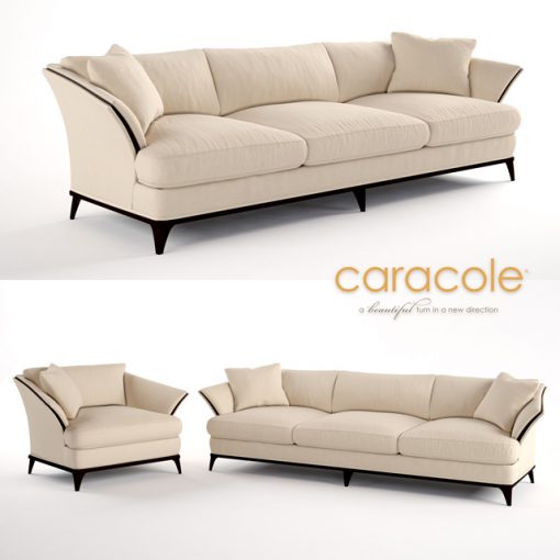 Caracole A-Simple-Life Sofa 3D Model