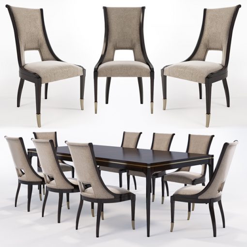Caracole Open Invitation and In Good Company - Table & Chair 3D Model