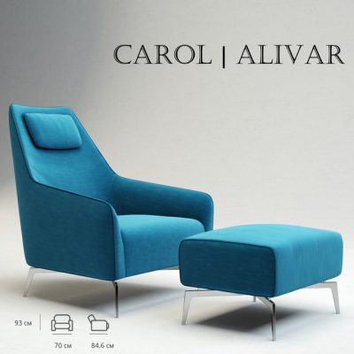 Carol B2 Armchair 3D Model