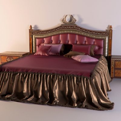Caspani Tino Paradise Bed 3D Model