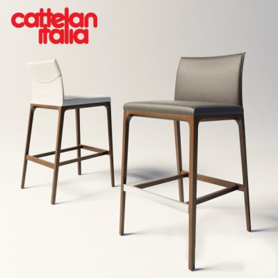 Cattelan Italia Arcadia Bar Chair 3D Model