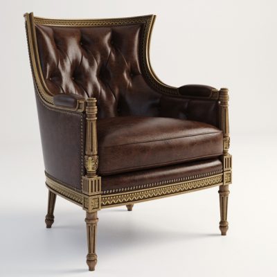 Century Furniture Regal Chair 3D Model