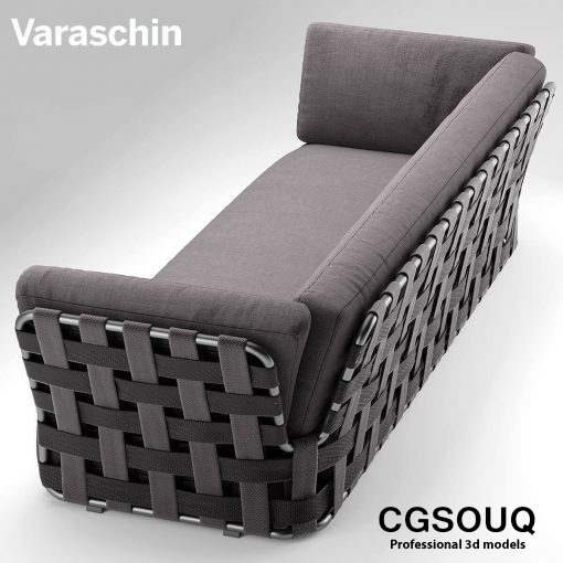 Chair Varaschin Victor Sofa 3D Model Outdoor Furniture 2