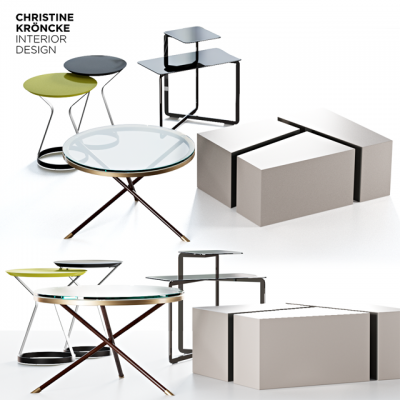 Christine Kröncke Table Set-04 3D Model