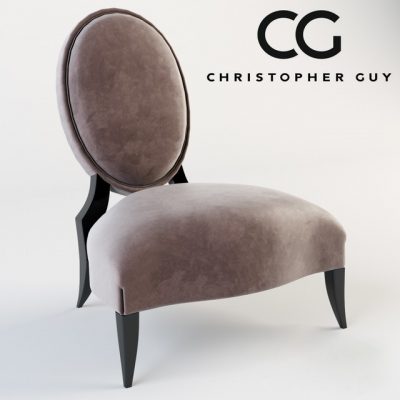 Christopher Guy – Villepin NoArm Chair 3D Model