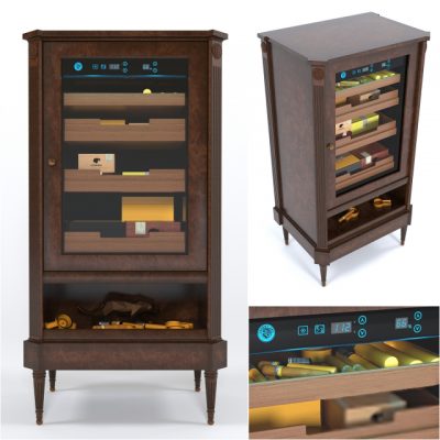 Cigar Cabinet 3D Model