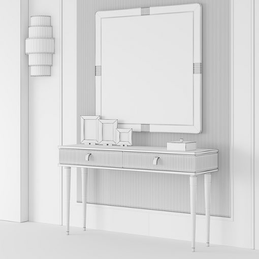 Cipriani Homood Cocoon Console 3D Model 3