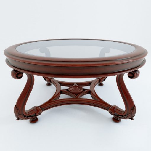 Classic Coffee Table Set-02 3D Model
