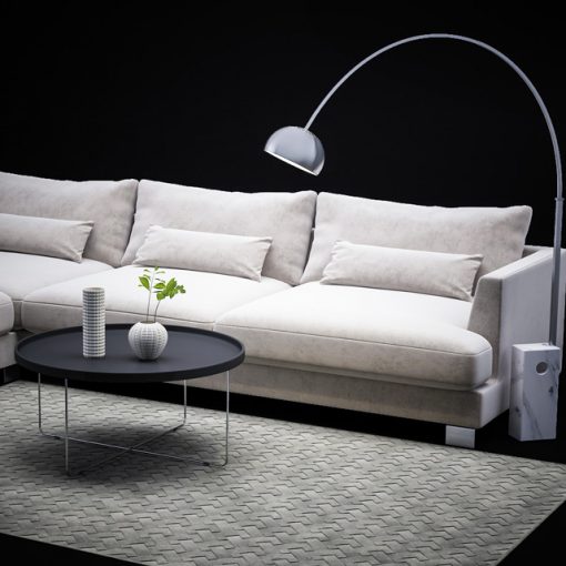 Cosmo Sofa Set-01 3D Model 2