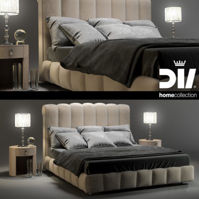 DV Home Collection Byron Letto Bed 3D Model