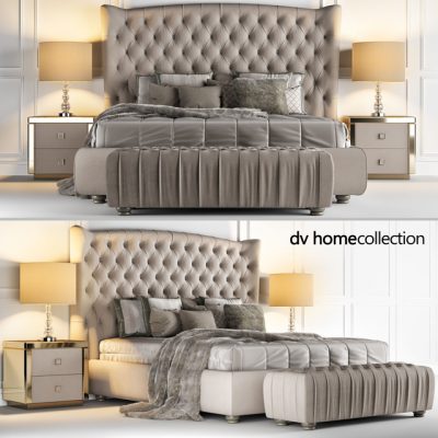 DV Home Collection Vogue Bed 3D Model