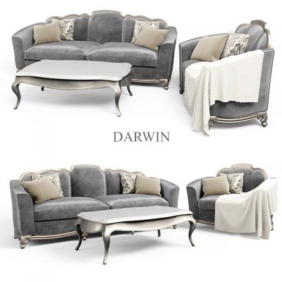 Darwin Sofa & Armchair 3D Model