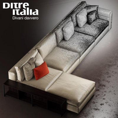 Ditra Italia Divani Davvero Sofa 3D model
