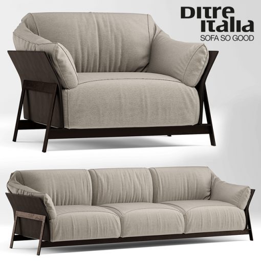 Ditre Italia - So Good Sofa 3D Model